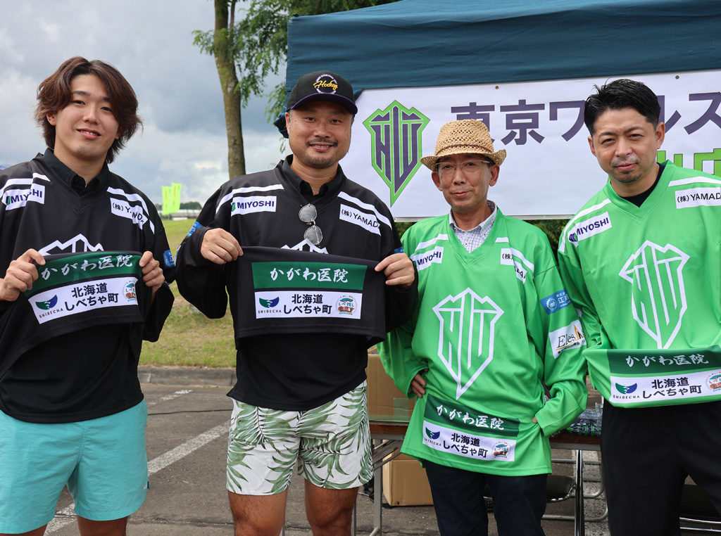 XHL参戦の「東京ワイルズ」が連携協定結ぶ標茶町を表敬訪問-img